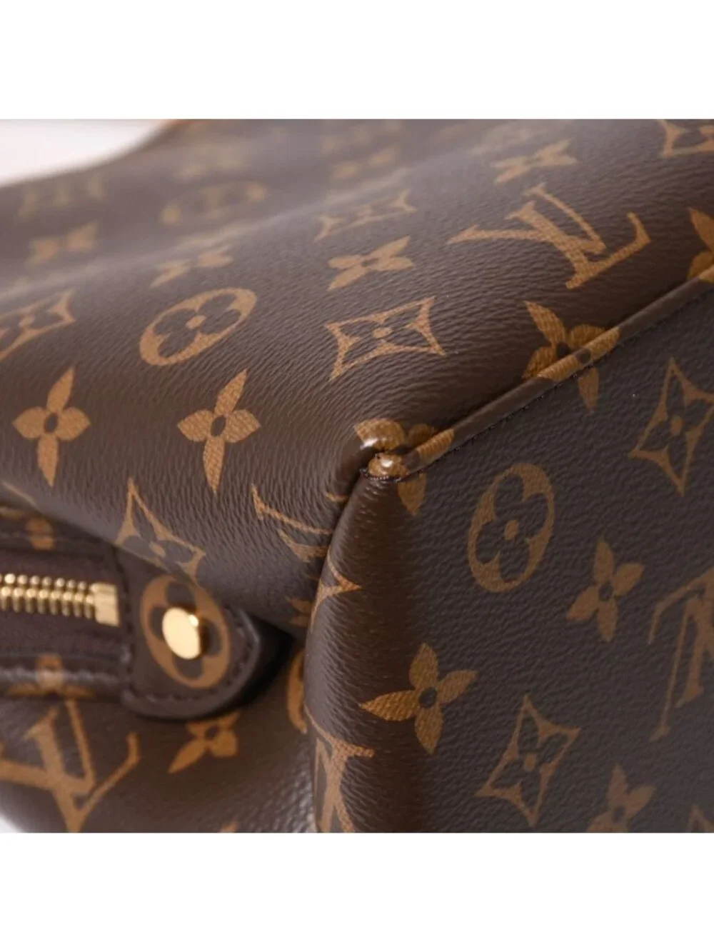 Louis Vuitton Petit Palais PM 2-Way Bag Monogram Brown Gold